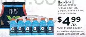 Gatorade - or Pure Leaf Tea