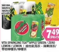 Apple - VITA SPARKLING TEA - APPLE GREEN / ZERO LEMON / LEMON