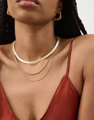 3-Pack Snake Chain Necklaces