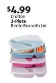 3-Piece Bento Box with Lid