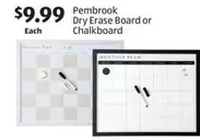 Dry Erase Board or Chalkboard