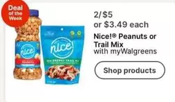 Peanuts or Trail Mix