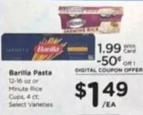 Minute - Pasta or Rice