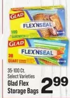 Glad - Flex Seal Storage Bags