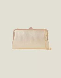 Metallic Clutch Bag Gold