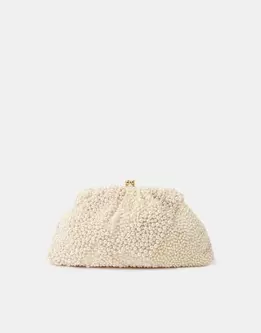 Bridal Cloud Pearl Beaded Mini Bag