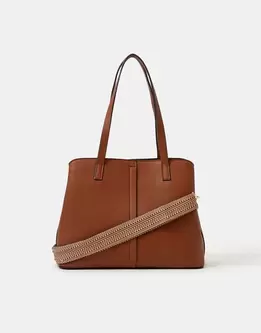 Webbing Strap Shoulder Bag Tan
