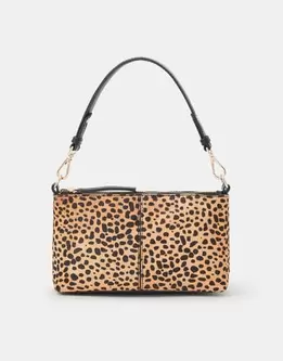 Leather Crossbody Handbag Multi
