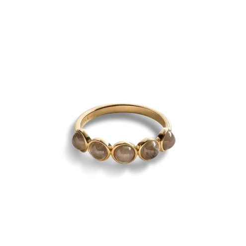 5 Bead Petoskey Ring