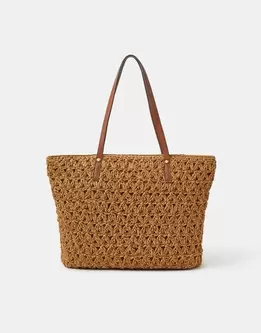 Raffia Tote Bag