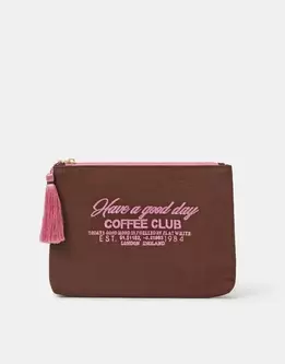 Accessorize x Good Manners Coffee Club Pouch