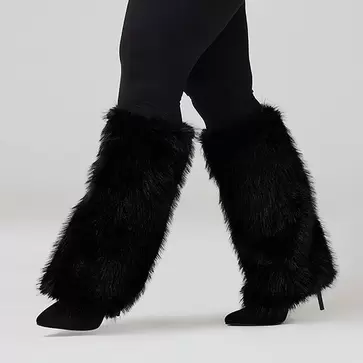 Faux Fur Heeled Boots