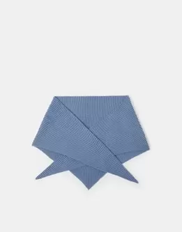 Accessorize x Good Manners Rib Knitted Triangle Scarf