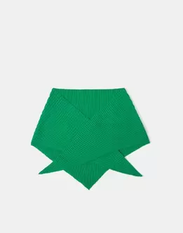 Accessorize x Good Manners Rib Knitted Triangle Scarf