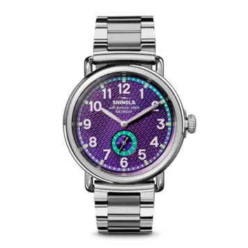 Runwell Watch - Silicon Purple Subsecond
