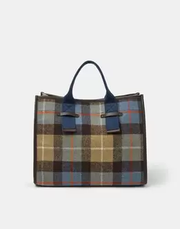 Check Print Handheld Bag