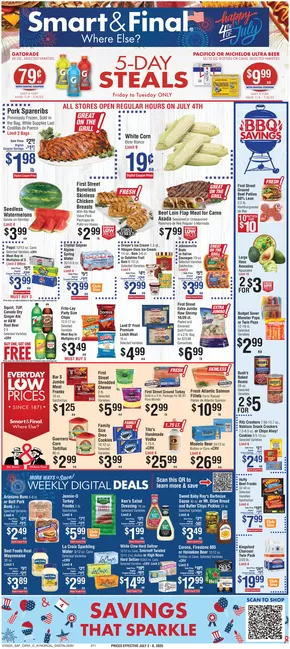 Smart & Final catalogue in National City CA | Top deals and discounts | 2025-07-04T00:00:00.000Z - 2025-07-08T00:00:00.000Z