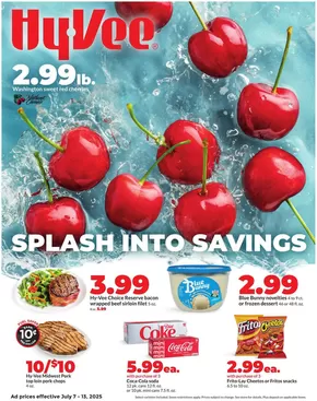 Hy-Vee catalogue in Saint Joseph MO | Save now with our deals | 2025-07-07T00:00:00.000Z - 2025-07-13T00:00:00.000Z