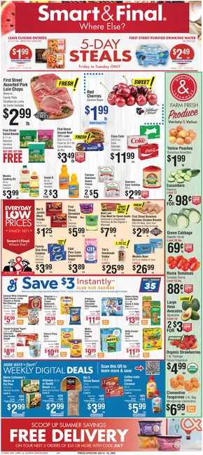 Smart & Final catalogue in San Diego CA | Great offer for bargain hunters | 2025-07-11T00:00:00.000Z - 2025-07-15T00:00:00.000Z