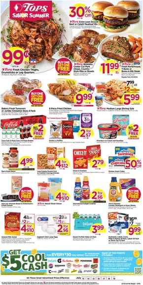 Tops catalogue in Westfield PA | Top deals for all customers | 2025-07-13T00:00:00.000Z - 2025-07-19T00:00:00.000Z