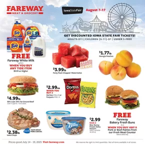 Fareway catalogue in Webster City IA | Current special promotions | 2025-07-14T00:00:00.000Z - 2025-07-19T00:00:00.000Z