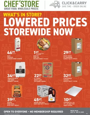 Chef'Store catalogue in Seattle WA | Great offer for bargain hunters | 2025-07-14T00:00:00.000Z - 2025-07-27T00:00:00.000Z