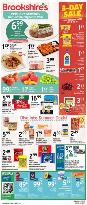 Brookshire's catalogue in Bossier City LA | Current deals and offers | 2025-07-16T00:00:00.000Z - 2025-07-22T00:00:00.000Z