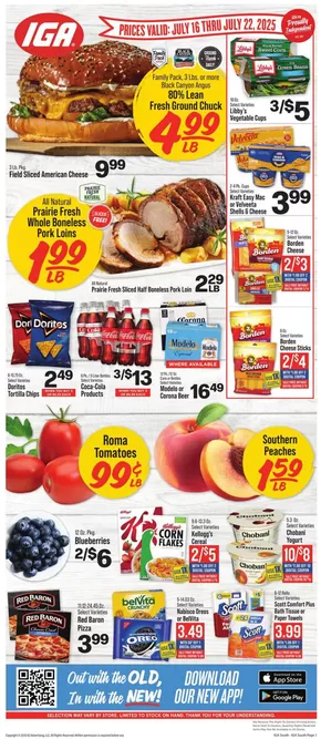 IGA catalogue in Liberty KY | Current bargains and offers | 2025-07-16T00:00:00.000Z - 2025-07-22T00:00:00.000Z