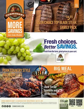 Commissary catalogue | Current special promotions | 2025-07-14T00:00:00.000Z - 2025-07-27T00:00:00.000Z