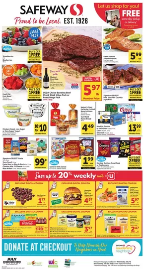 Safeway catalogue in Napa CA | Save now with our deals | 2025-07-16T00:00:00.000Z - 2025-07-22T00:00:00.000Z
