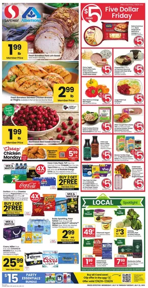 Safeway catalogue in Lakeview OR | Discounts and promotions | 2025-07-16T00:00:00.000Z - 2025-07-22T00:00:00.000Z