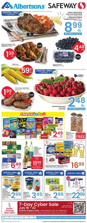 Safeway catalogue in Polson MT | Top offers for all bargain hunters | 2025-07-16T00:00:00.000Z - 2025-07-22T00:00:00.000Z