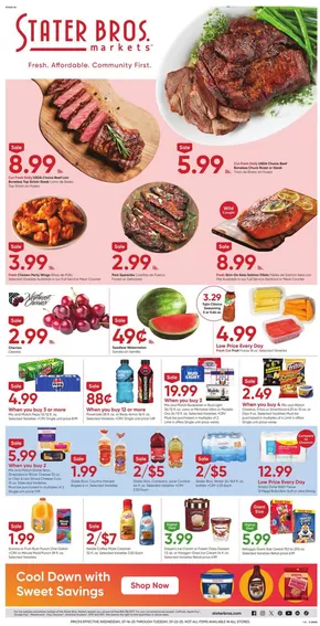 Stater Bros catalogue in Carson CA | Exclusive bargains | 2025-07-16T00:00:00.000Z - 2025-07-22T00:00:00.000Z
