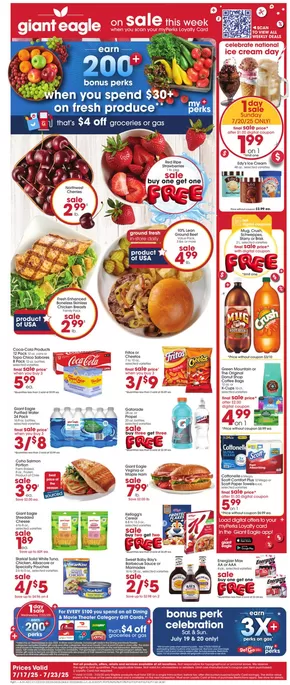 Giant Eagle catalogue in Hollidaysburg PA | Save now with our deals | 2025-07-17T00:00:00.000Z - 2025-07-23T00:00:00.000Z