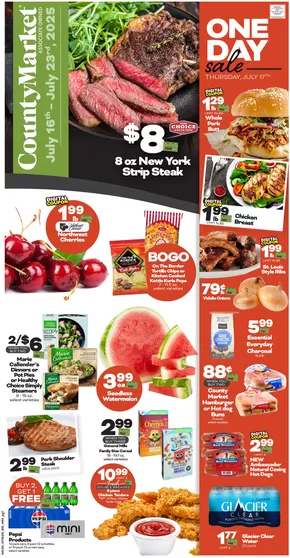 County Market catalogue in Petersburg IL | County Market Weekly ad | 2025-07-16T00:00:00.000Z - 2025-07-23T00:00:00.000Z