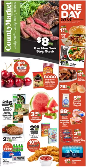 County Market catalogue in Shelbyville IL | Current deals and offers | 2025-07-16T00:00:00.000Z - 2025-07-23T00:00:00.000Z
