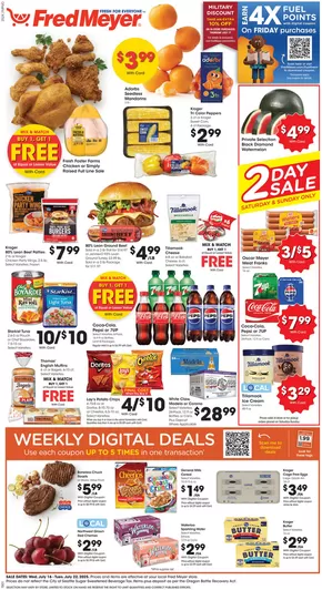 Fred Meyer catalogue in Battle Ground WA | Discounts and promotions | 2025-07-16T00:00:00.000Z - 2025-07-22T00:00:00.000Z