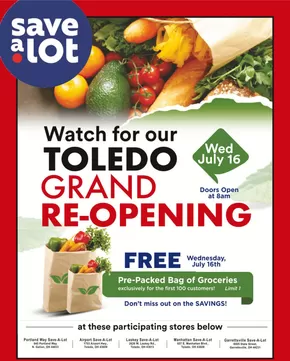 Save a Lot catalogue in Toledo OH | Wide range of offers | 2025-07-16T00:00:00.000Z - 2025-07-22T00:00:00.000Z