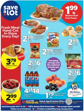 Save a Lot catalogue in Muskegon MI | Attractive special offers for everyone | 2025-07-16T00:00:00.000Z - 2025-07-22T00:00:00.000Z