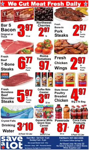 Save a Lot catalogue in Muskegon MI | Current bargains and offers | 2025-07-16T00:00:00.000Z - 2025-07-22T00:00:00.000Z