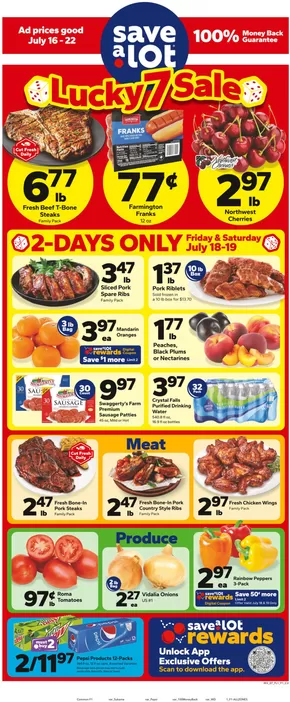 Save a Lot catalogue in Muskegon MI | Current deals and offers | 2025-07-16T00:00:00.000Z - 2025-07-22T00:00:00.000Z