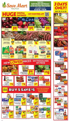 Save Mart catalogue in Elk Grove CA | Top deals for all customers | 2025-07-16T00:00:00.000Z - 2025-07-22T00:00:00.000Z