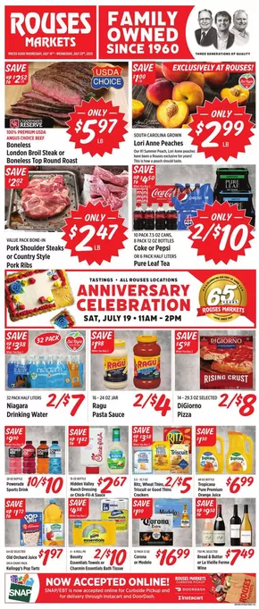 Rouses catalogue in Ocean Springs MS | Top deals for all customers | 2025-07-16T00:00:00.000Z - 2025-07-23T00:00:00.000Z