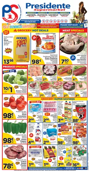 Presidente catalogue | Current deals and offers | 2025-07-16T00:00:00.000Z - 2025-07-22T00:00:00.000Z