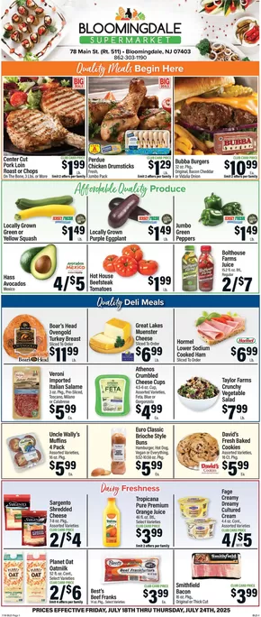 Foodtown supermarkets catalogue | Top offers for all bargain hunters | 2025-07-18T00:00:00.000Z - 2025-07-24T00:00:00.000Z