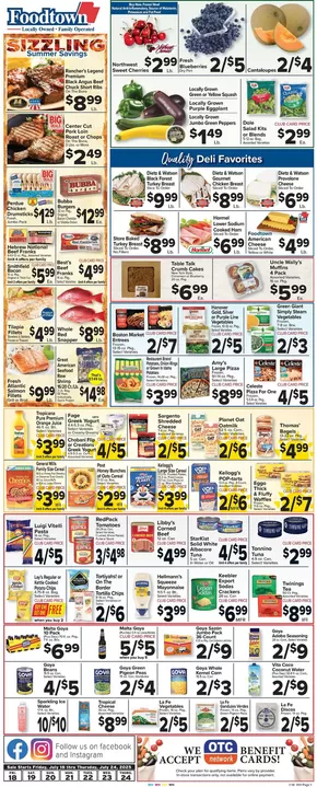 Foodtown supermarkets catalogue | Discover attractive offers | 2025-07-18T00:00:00.000Z - 2025-07-24T00:00:00.000Z