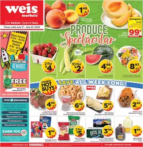Weis Markets catalogue | Offers for bargain hunters | 2025-07-17T00:00:00.000Z - 2025-07-23T00:00:00.000Z