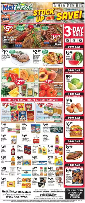 Met Foodmarkets catalogue in New York | Offers for bargain hunters | 2025-07-18T00:00:00.000Z - 2025-07-24T00:00:00.000Z