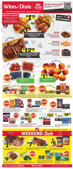 Winn Dixie catalogue in Odon IN | Exclusive deals and bargains | 2025-07-23T00:00:00.000Z - 2025-07-29T00:00:00.000Z