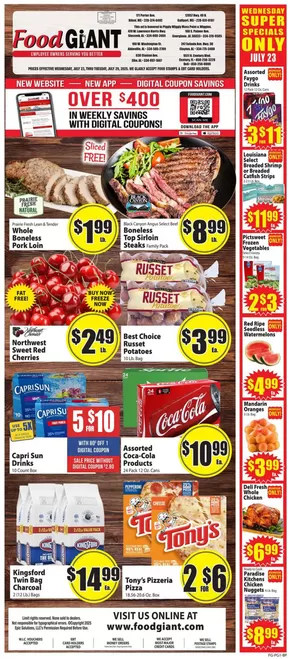 Food Giant catalogue in Odon IN | Weekly Ad | 2025-07-23T00:00:00.000Z - 2025-07-29T00:00:00.000Z